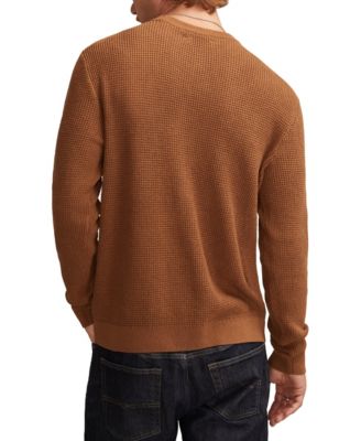 Men's Waffle Crewneck Sweater