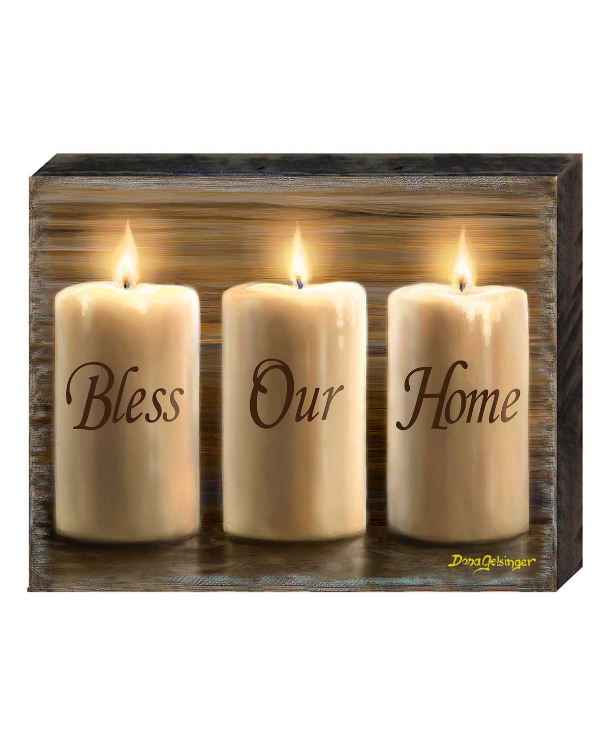 Designocracy Bless Our Home Wall Art By D. Gelsinger In Multi