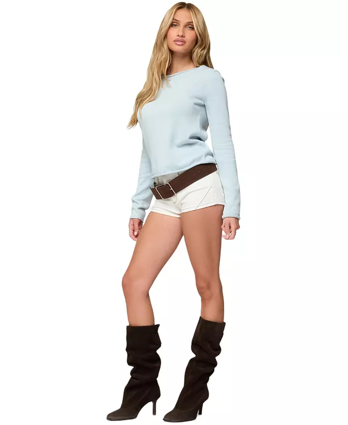 Women's Sonny Relaxed Rolled Sweater - thumbnail 2