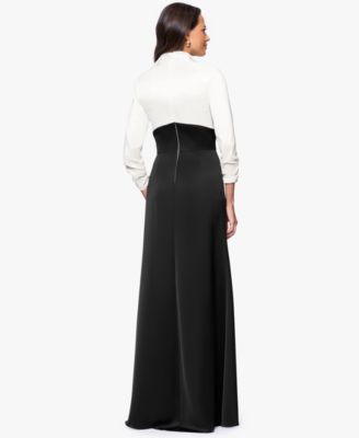 Petite 3/4-Sleeve Long Dress