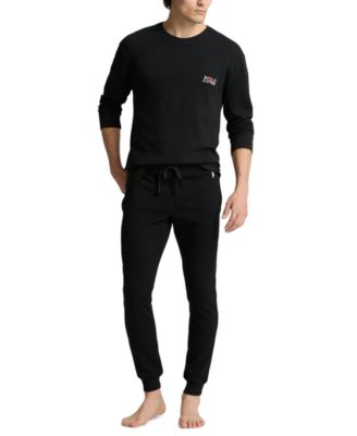 Polo Ralph Lauren - Men's 2-Piece Thermal Pajama Long-Sleeve T-Shirt and Joggers Set