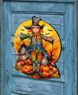 Scarecrow Holiday Door D&eacute;cor