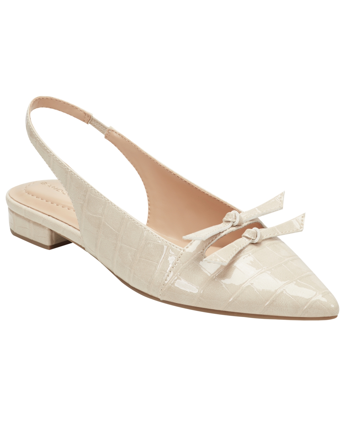 Bandolino Womens Aleeza Slingback Dress Flats In Neutral