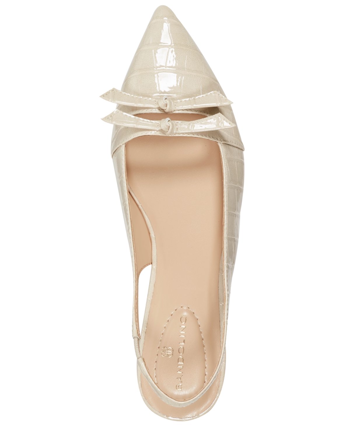 Bandolino Womens Aleeza Slingback Dress Flats In Neutral