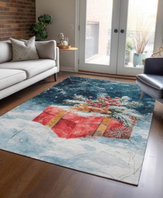 Holiday Washable Indoor/Outdoor ACN1805 10'x14' Area Rug