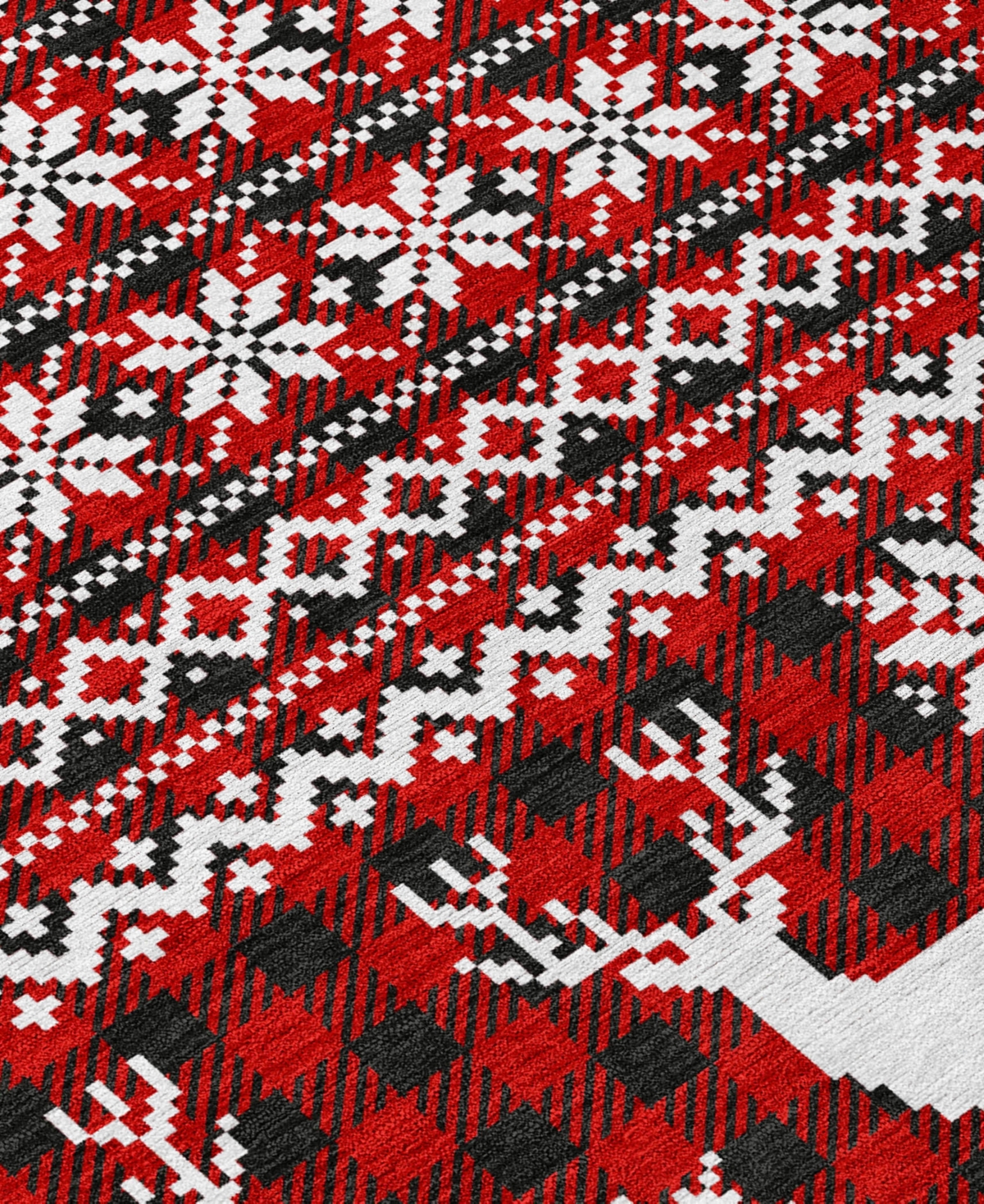 Addison Holiday Washable Indoor/outdoor Acn1820 10'x14' Area Rug In Red