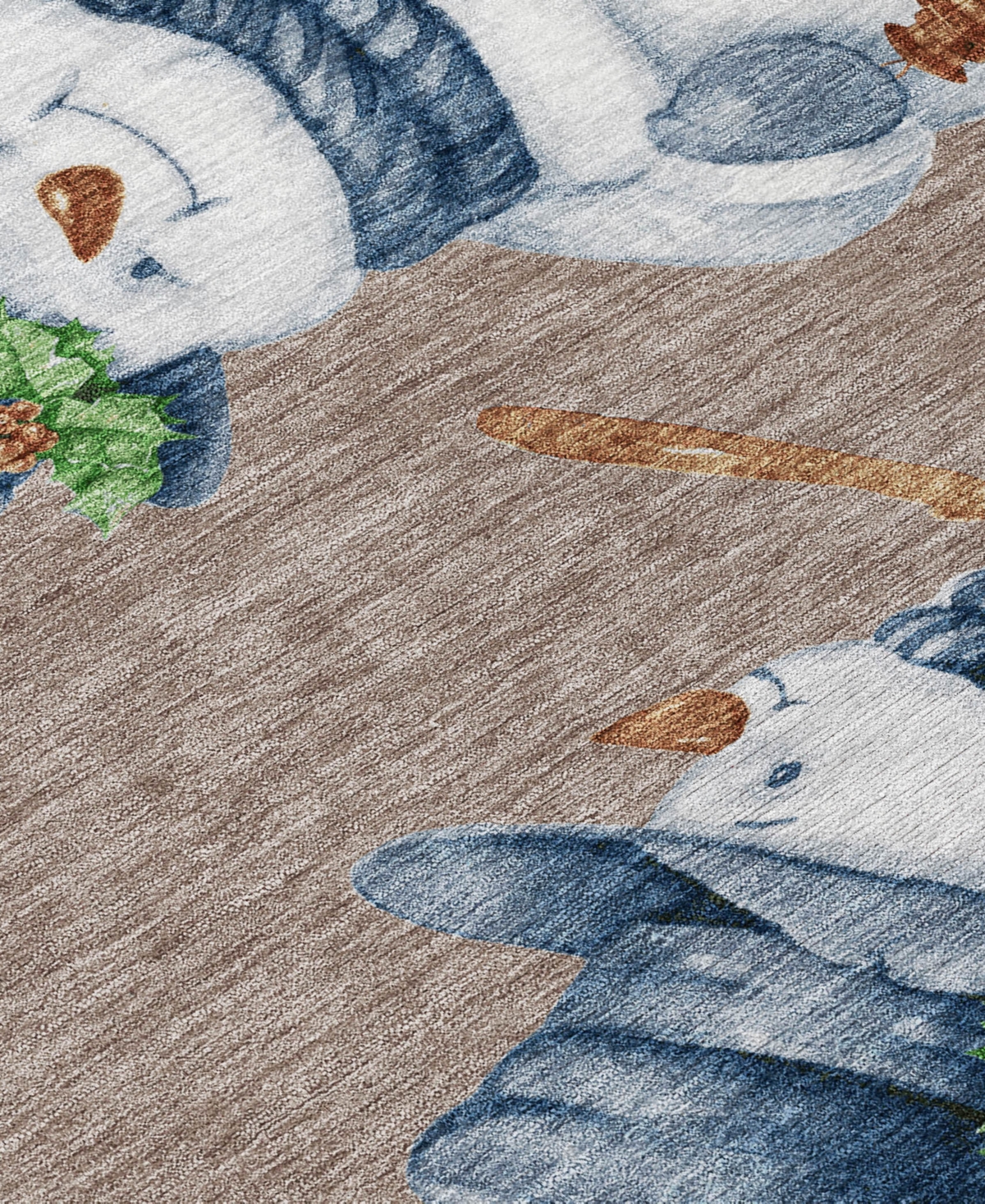 Addison Holiday Washable Indoor/outdoor Acn1826 10'x14' Area Rug In Brown