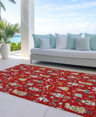 Holiday Washable Indoor/Outdoor ACN1827 10'x14' Area Rug