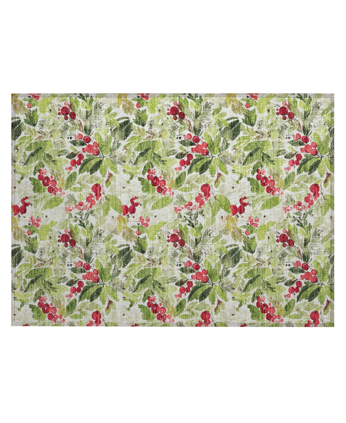 Addison Holiday Washable Indoor/outdoor Acn1816 1'8"x2'6" Area Rug In Green