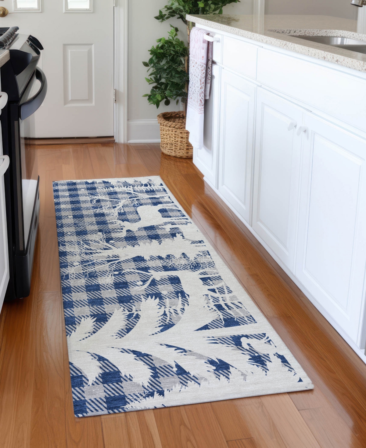 Addison Holiday Washable Indoor/Outdoor ACN1824 2'3"x7'6" Runner Area Rug