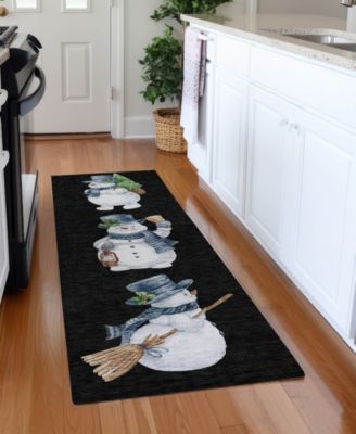 Holiday Washable Indoor/Outdoor ACN1826 2'3"x7'6" Runner Area Rug