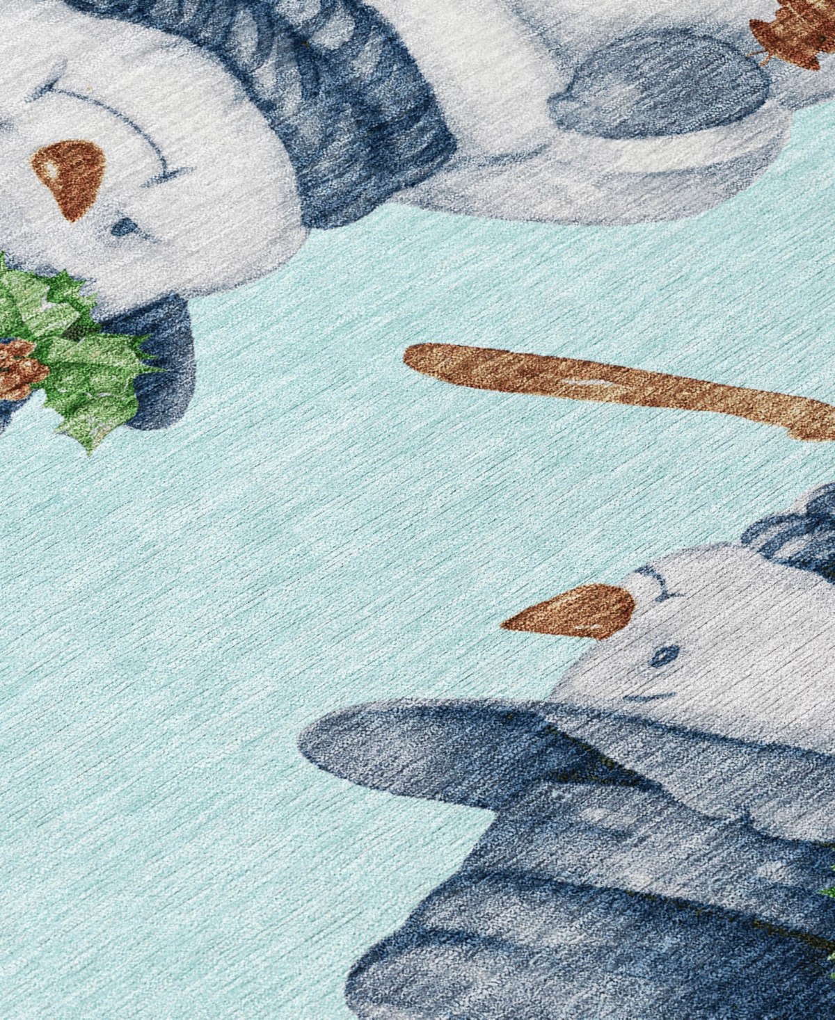 Addison Holiday Washable Indoor/outdoor Acn1826 3'x5' Area Rug In Blue