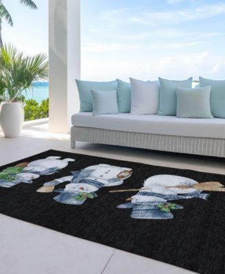 Holiday Washable Indoor/Outdoor ACN1826 5'x7'6" Area Rug