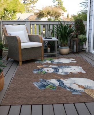 Holiday Washable Indoor/Outdoor ACN1826 5'x7'6" Area Rug