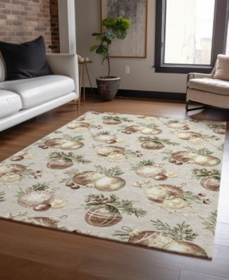 Holiday Washable Indoor/Outdoor ACN1828 5'x7'6" Area Rug