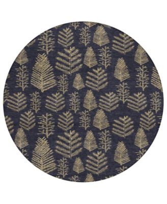 Addison - Holiday Washable Indoor/Outdoor ACN1813 Round Area Rug