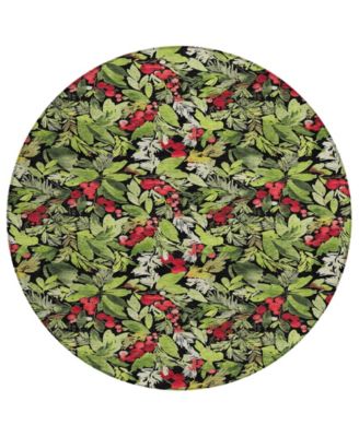 Addison - Holiday Washable Indoor/Outdoor ACN1816 Round Area Rug