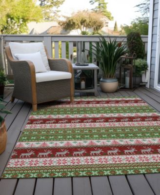 Holiday Washable Indoor/Outdoor ACN1818 8'x10' Area Rug
