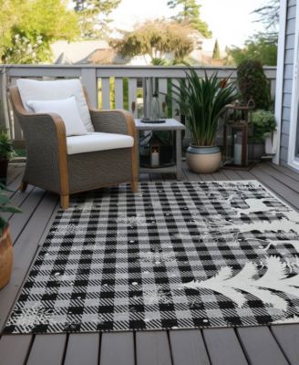 Holiday Washable Indoor/Outdoor ACN1824 9'x12' Area Rug