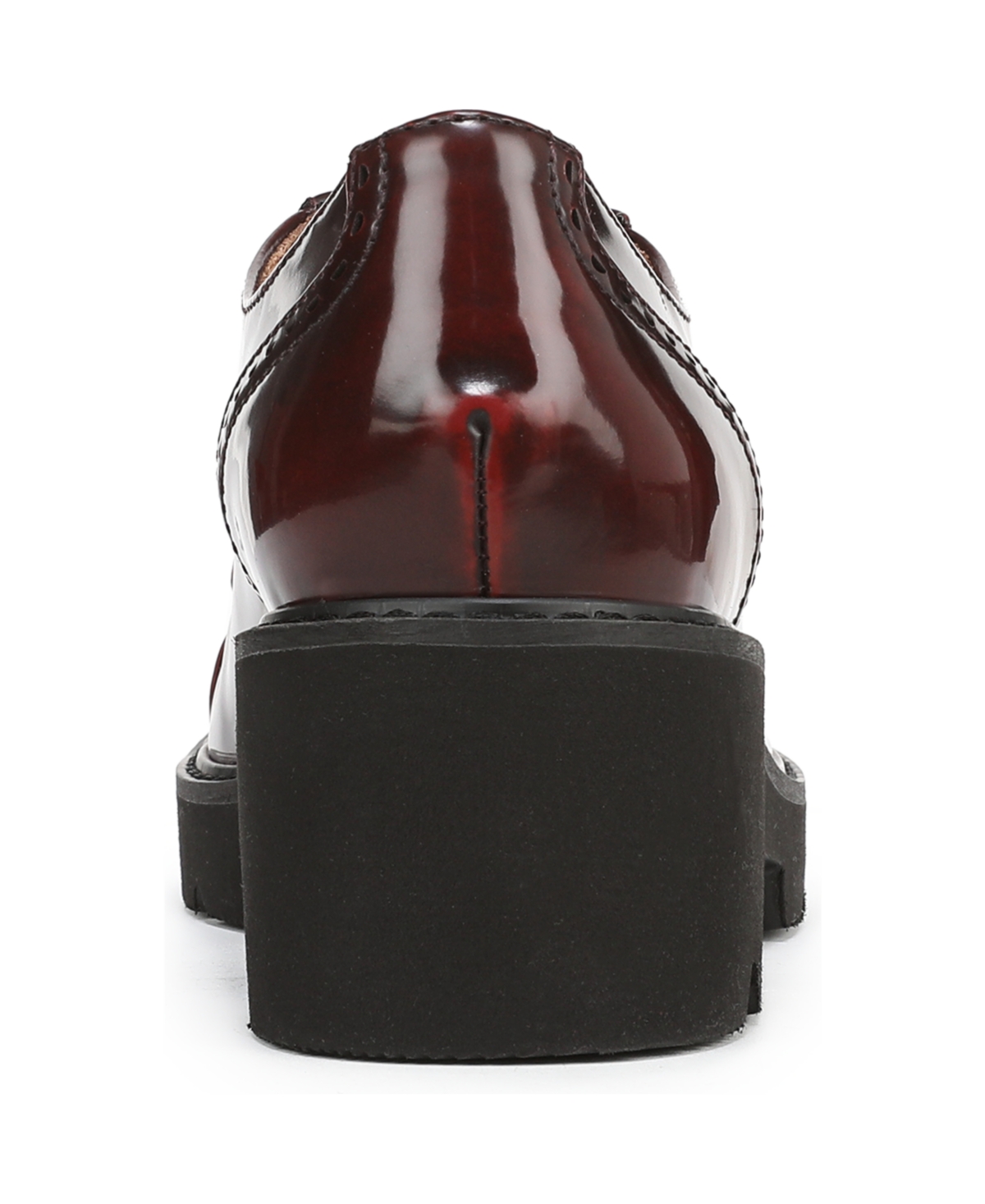 Naturalizer Cabaret-lace Lug Sole Oxfords In Burgundy