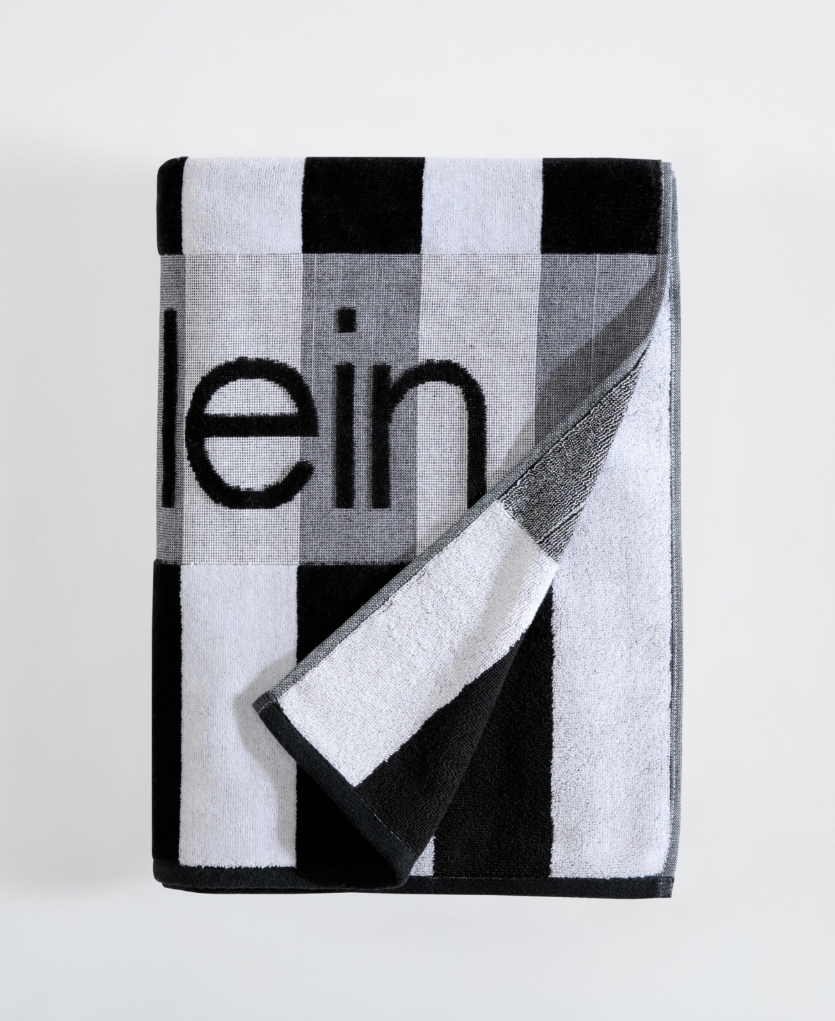 Calvin Klein Beach Stripe Logo Cotton 2-pc. Beach Towel Set, 70" X 40" In Multi