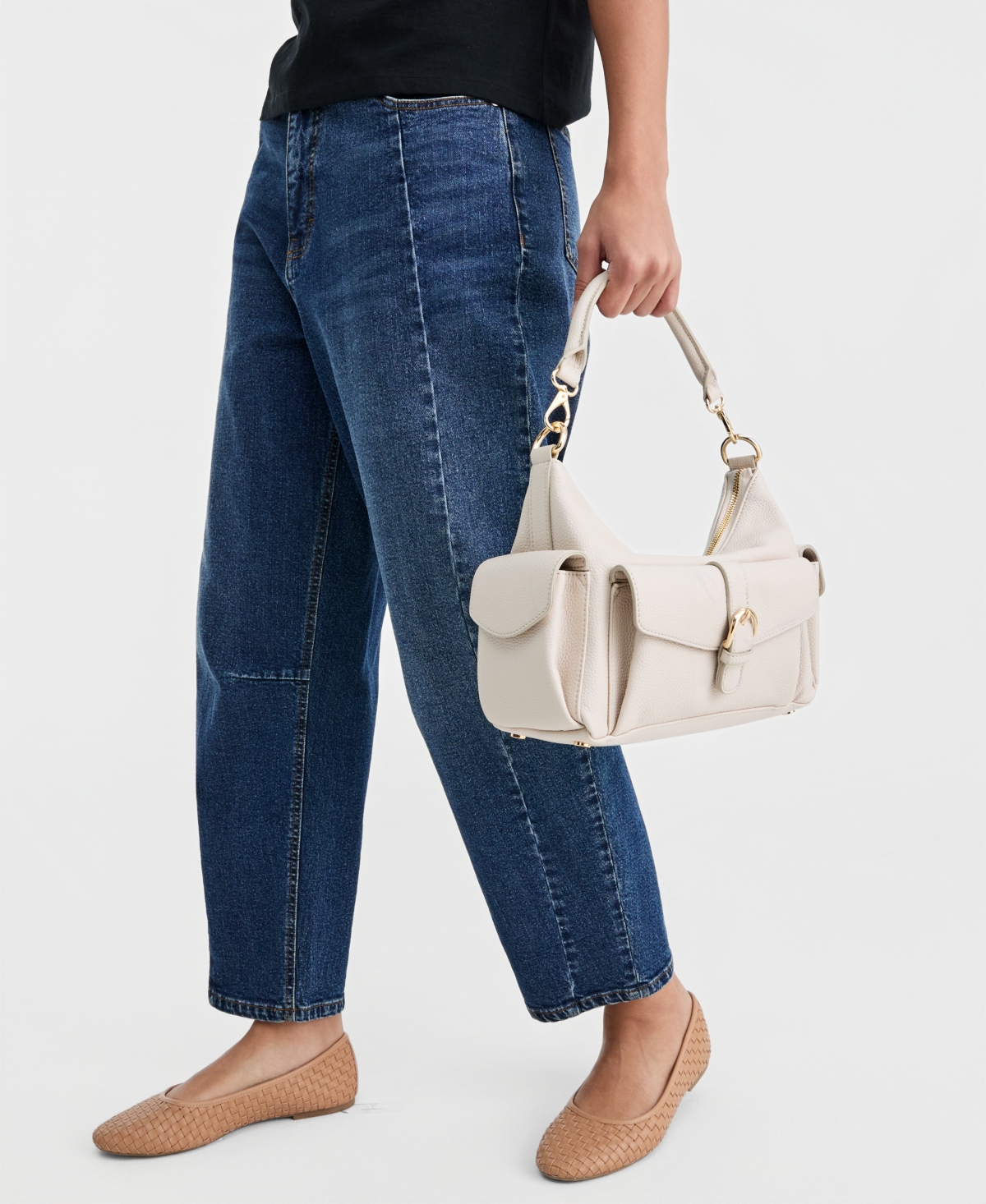 On 34th Jynna Medium Solid Shoulder Bag, Exclusively at Macy's