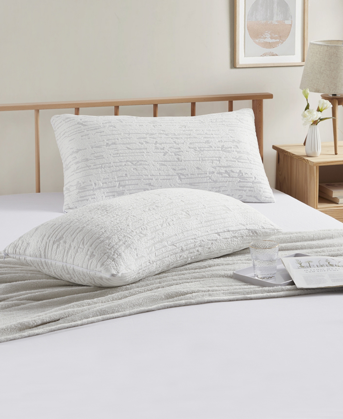 Nestl Adjustable Support Shredded Memory Foam -Pack Pillow