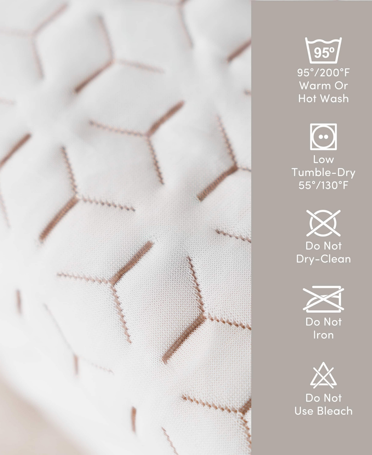 Nestl Copper Hypoallergenic Waterproof Cooling Mattress Protector