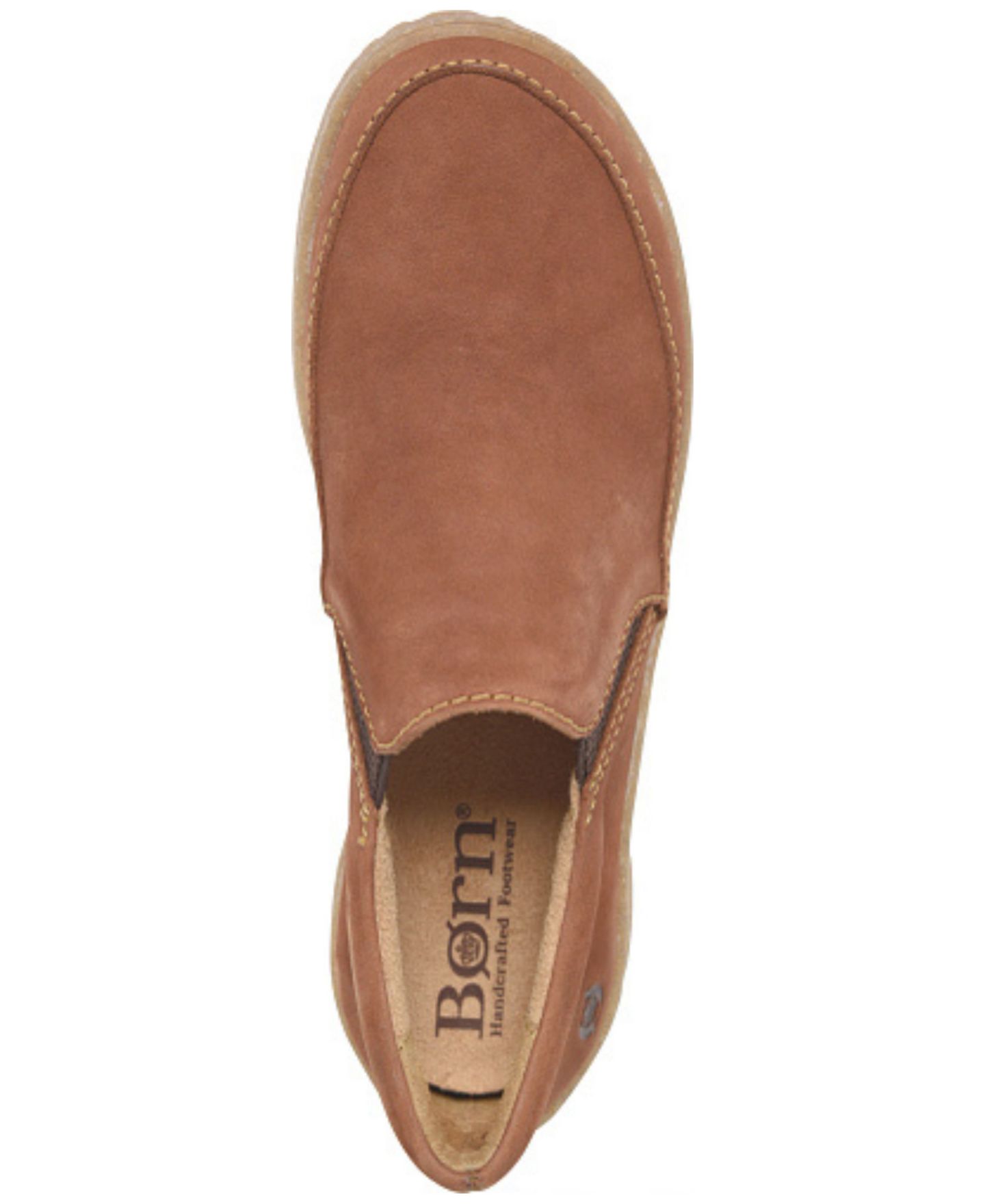 Женские кроссовки Born Breck Slip On, цвет: Рыжевато-коричневый нубуковый — фото 4