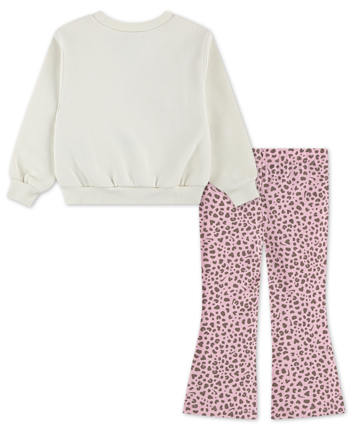 Nike Girls 2t-4t 2-piece Wild Warmth Printed Top And Leggings Set In Multi