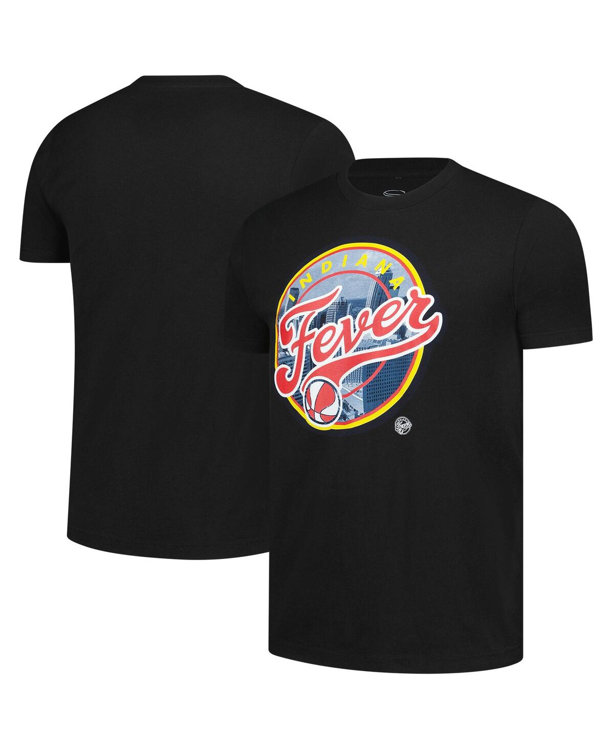Stadium Essentials Men's And Women's Black Indiana Fever Wnba City View T-shirt
