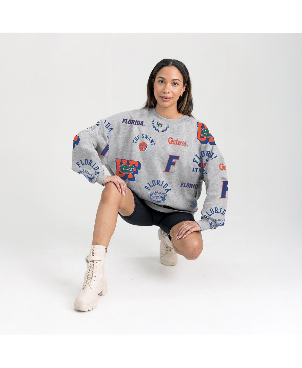 Gameday Couture Women's Gray Florida Gators Always On Repeat Fleece Sweatshirt In Gray