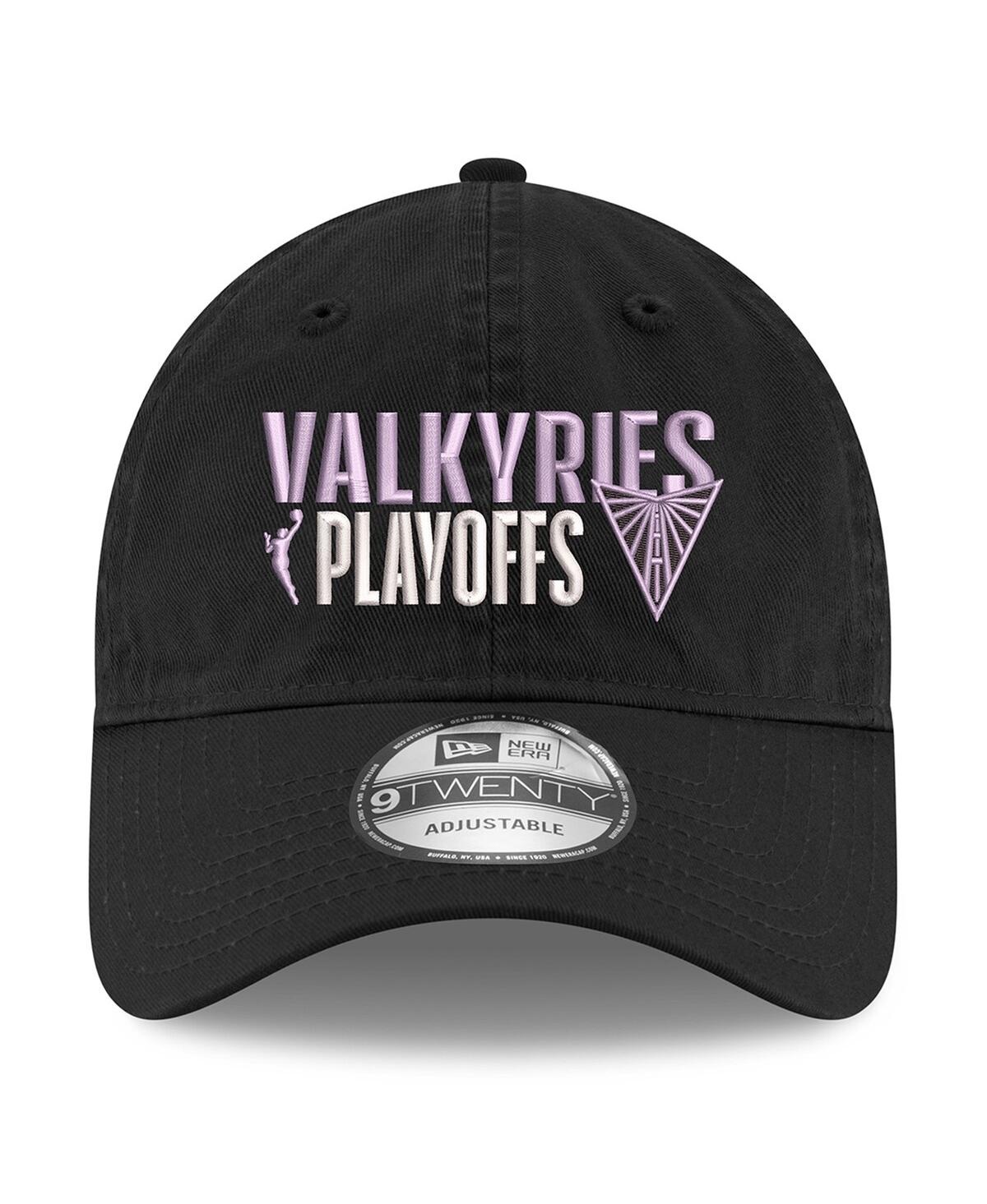 New Era Men's And Women's Black Golden State Valkyries 2025 Wnba Playoffs 9twenty Adjustable Hat In Black