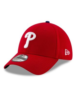 Men's Red Philadelphia Phillies 2025 MLB Postseason Side Patch 39THIRTY Flex Hat