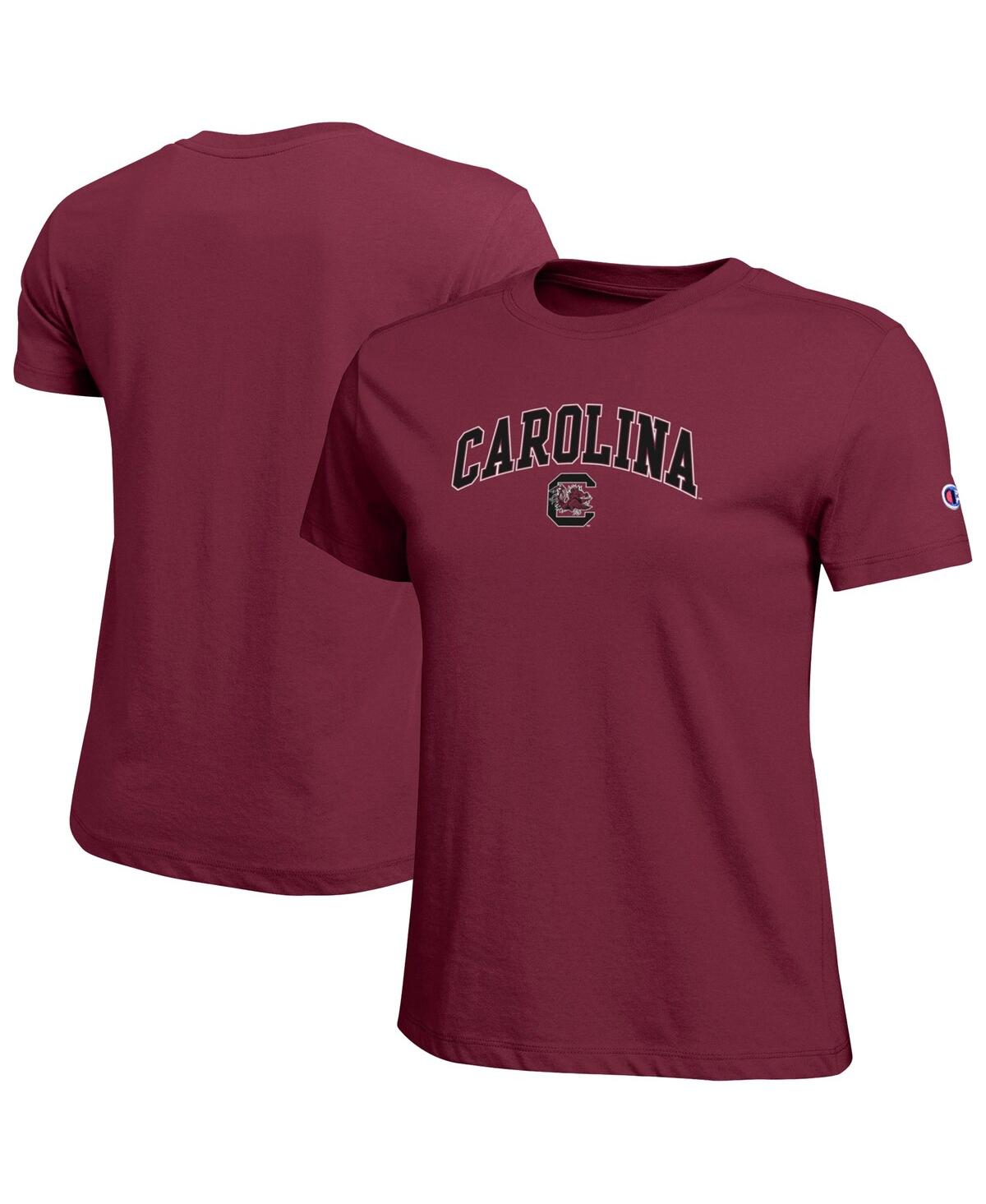 Champion Women's Garnet South Carolina Gamecocks Arched Over Logo T-Shirt