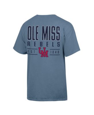 Men's Blue Ole Miss Rebels Big Name T-Shirt