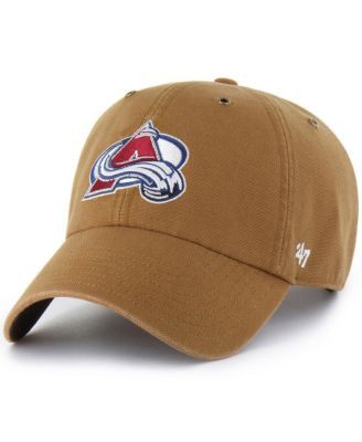 x '47 Brand Men's Brown Colorado Avalanche Clean Up Adjustable Hat