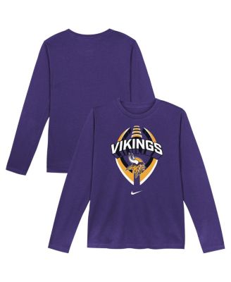 Nike - Toddler Purple Minnesota Vikings Primetime Legend Icon Long Sleeve Performance T-shirt
