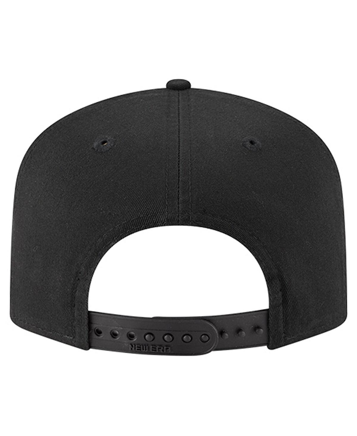 New Era Men's Black/white Chicago Cubs 19twenty Adjustable Hat In Blue
