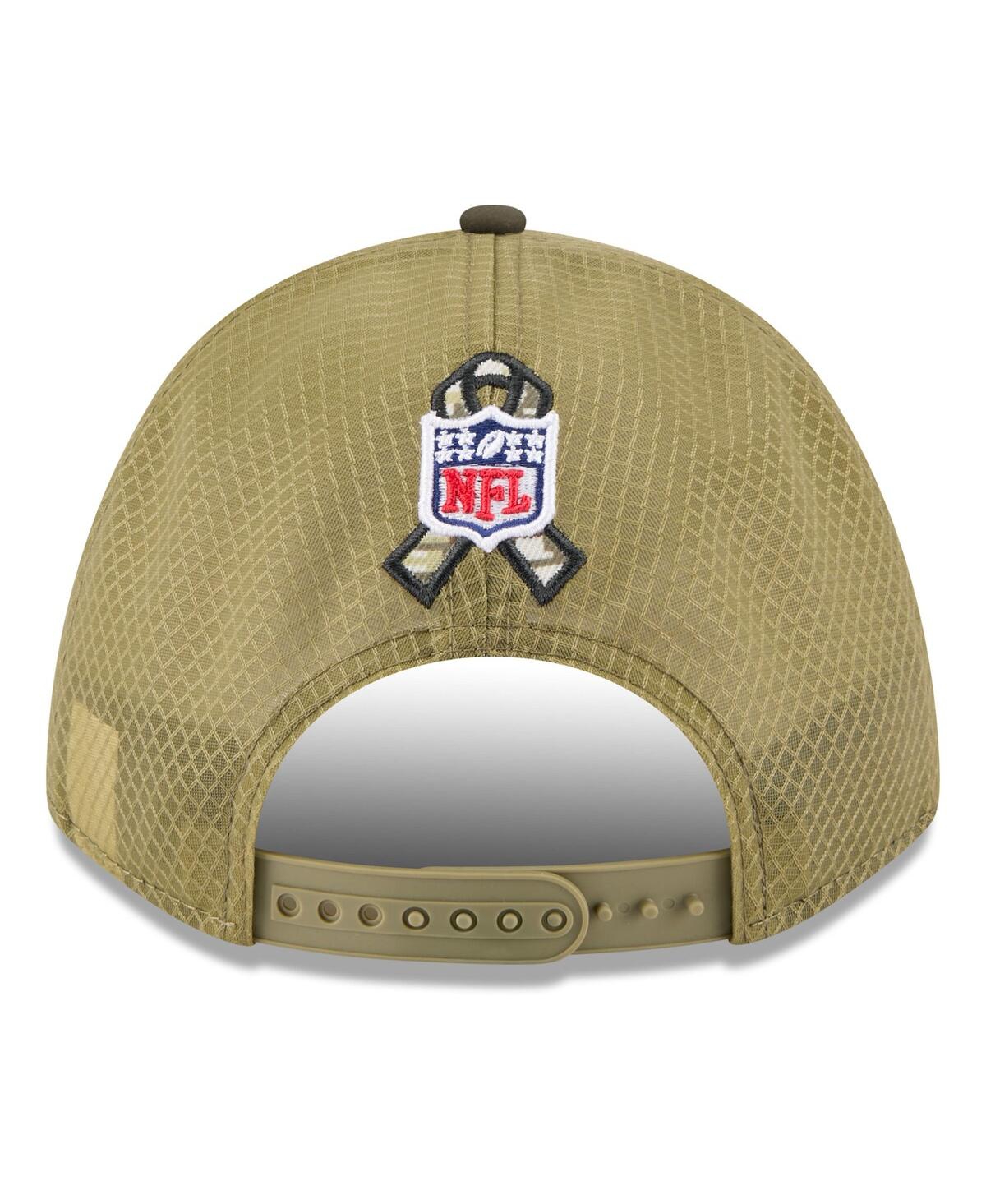 New Era Men's Green Denver Broncos 2025 Salute to Service 9FORTY A-Frame M-Crown Adjustable Hat