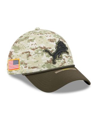 New Era - Men's Camo Detroit Lions 2025 Salute to Service 39THIRTY Flex Hat