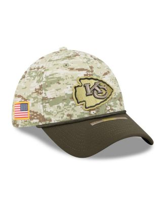 New Era - Men's Camo Kansas City Chiefs 2025 Salute to Service 39THIRTY Flex Hat