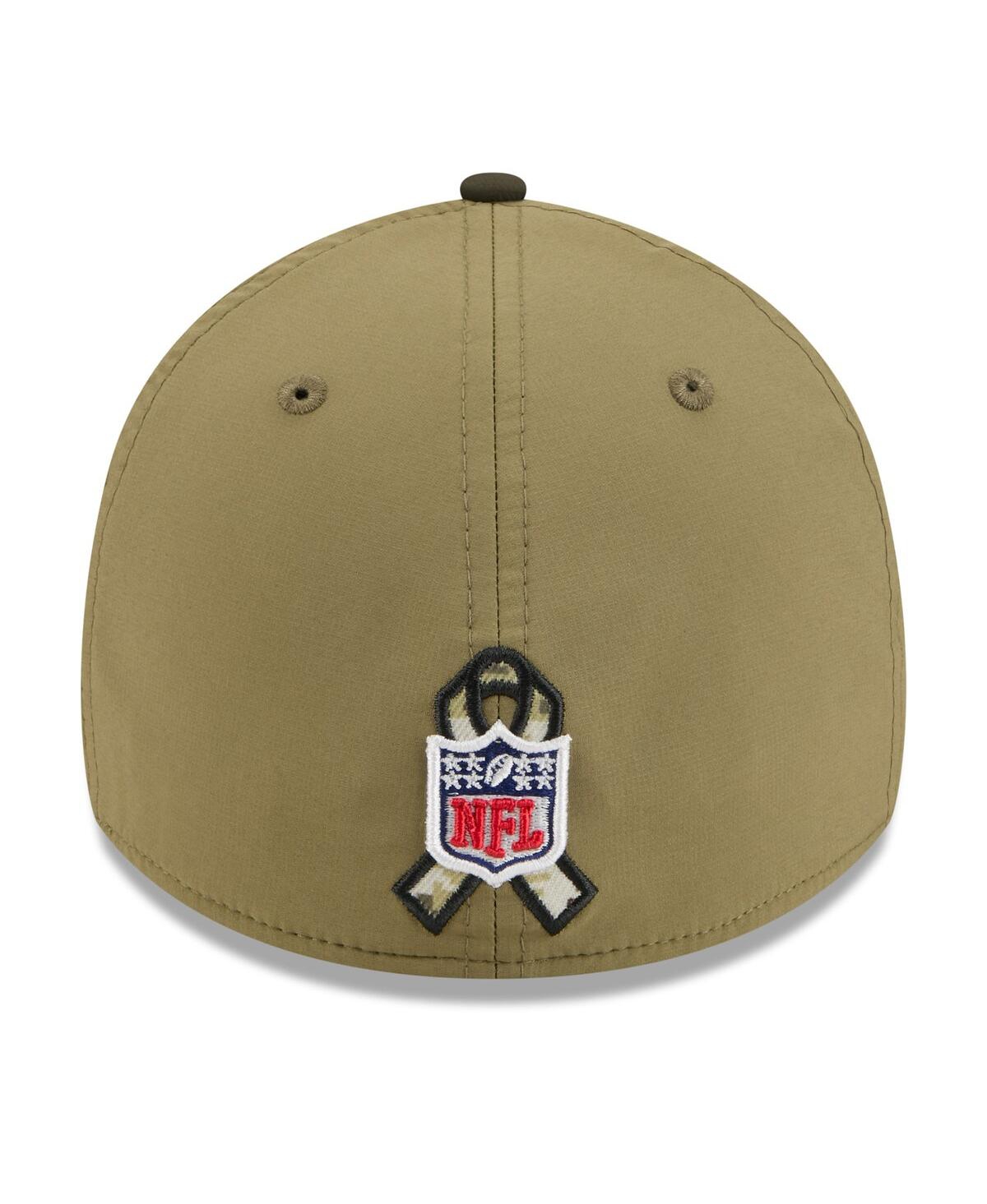 New Era Men's Green/dark Green Philadelphia Eagles 2025 Salute To Service 39thirty Flex Hat In Green