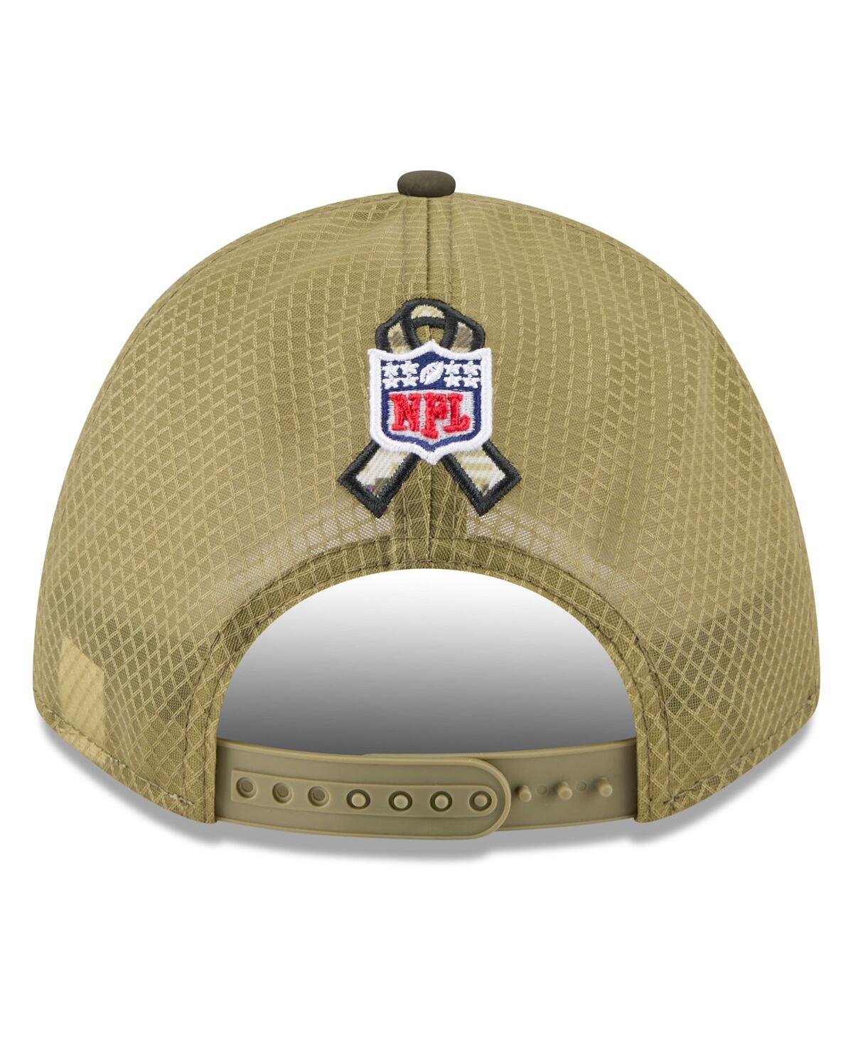 New Era Men's Green Dallas Cowboys 2025 Salute To Service 9forty A-frame M-crown Adjustable Hat In Green