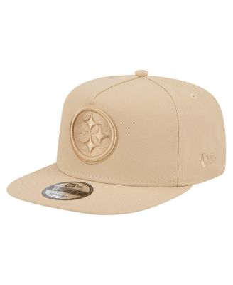 New Era - Men's&nbsp;Light Beige Pittsburgh Steelers Color Pack A-Frame 9FIFTY Snapback Hat