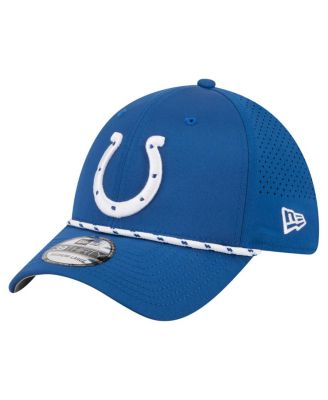 New Era - Men's&nbsp;Royal Indianapolis Colts Perforated 39THIRTY Flex Hat
