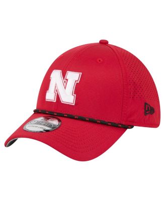 New Era - Men's&nbsp;Scarlet Nebraska Huskers Rope 39THIRTY Flex Hat