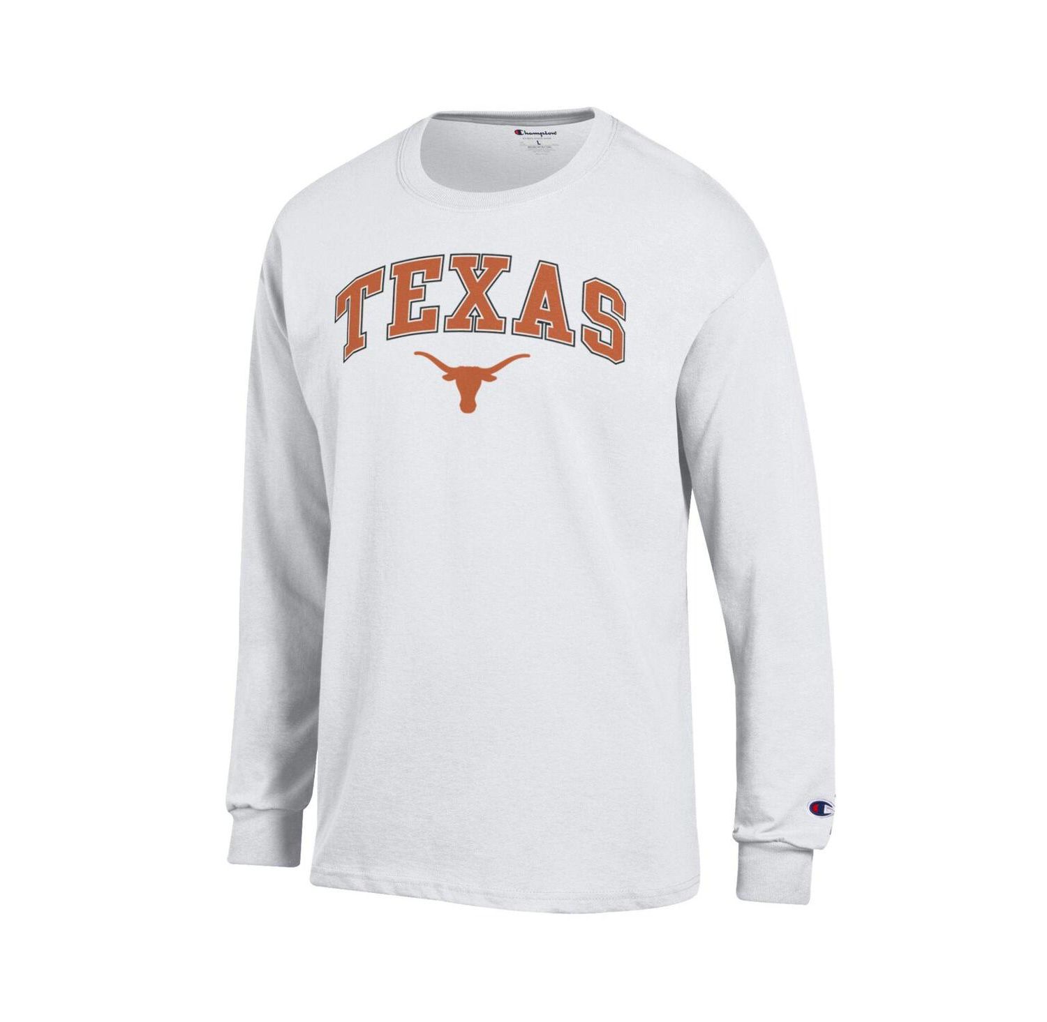 Men's Texas Orange Texas Longhorns Arch Over Logo Long Sleeve T-Shirt
