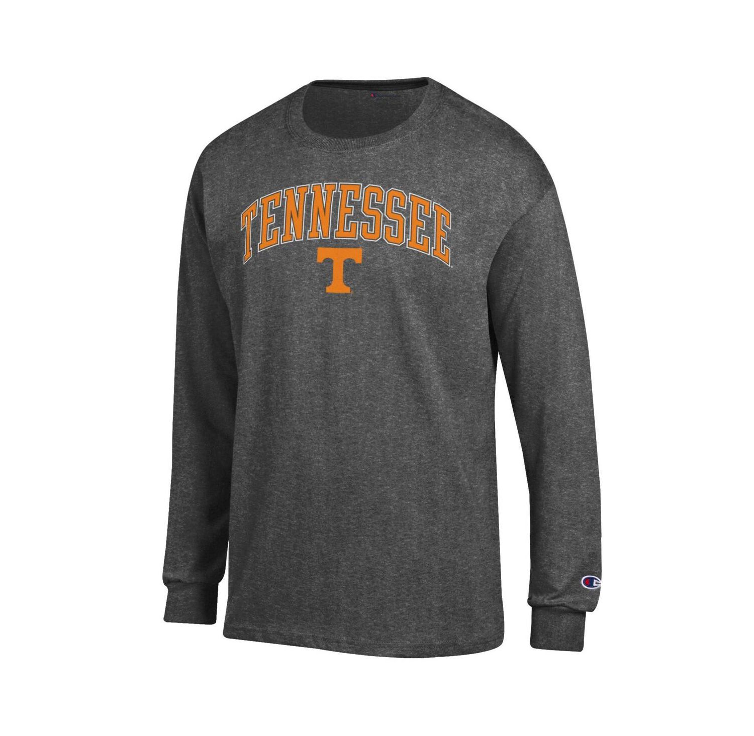 Men's Champion Tennessee Orange Tennessee Volunteers Arch Over Logo Long Sleeve T-Shirt