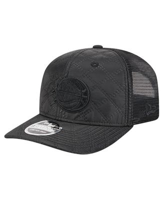 New Era - Men's Black Orlando Magic Quilted Nylon 9SEVENTY Trucker Adjustable Hat